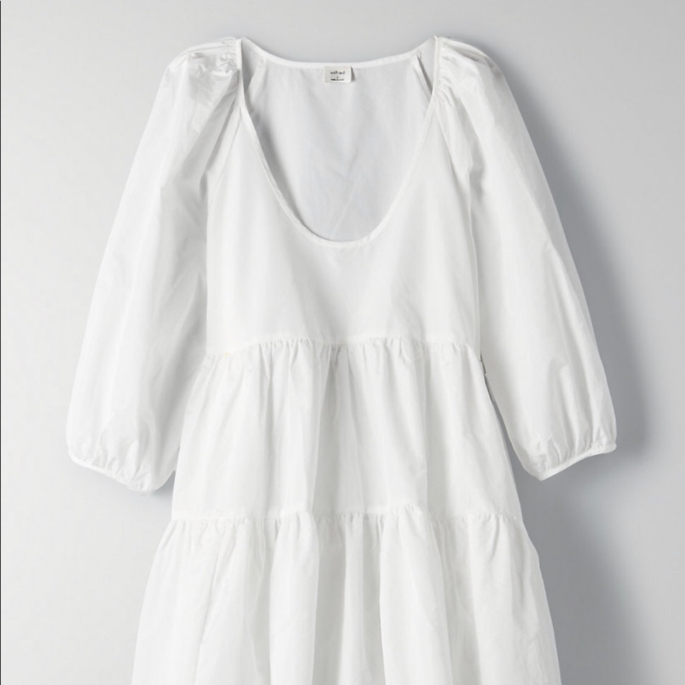 Aritzia Green Babydoll Dress